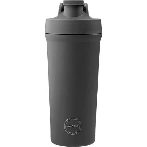 AYA&IDA Shaker Bottle | Dark Grey