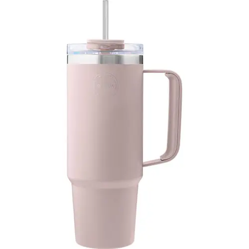AYA&IDA Thermo Cup With Straw | Soft Rose