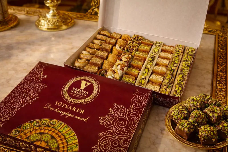 حلويات عربية مشكلة / بقلاوة/ baklava/ baklawa