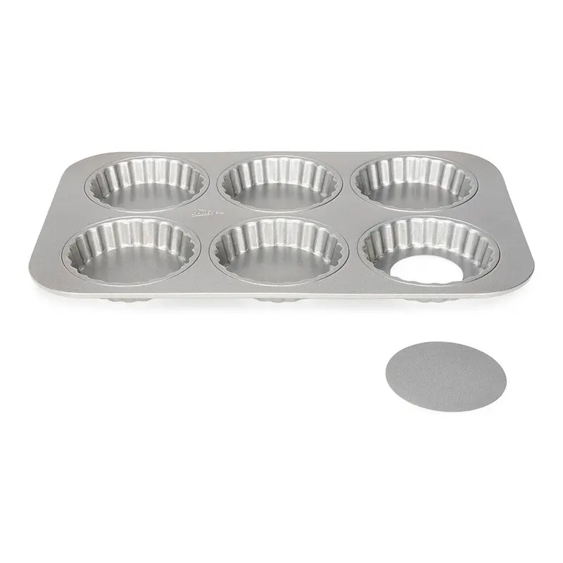 Bakplåt tartletter pajform med löstagbar botten 10 cm