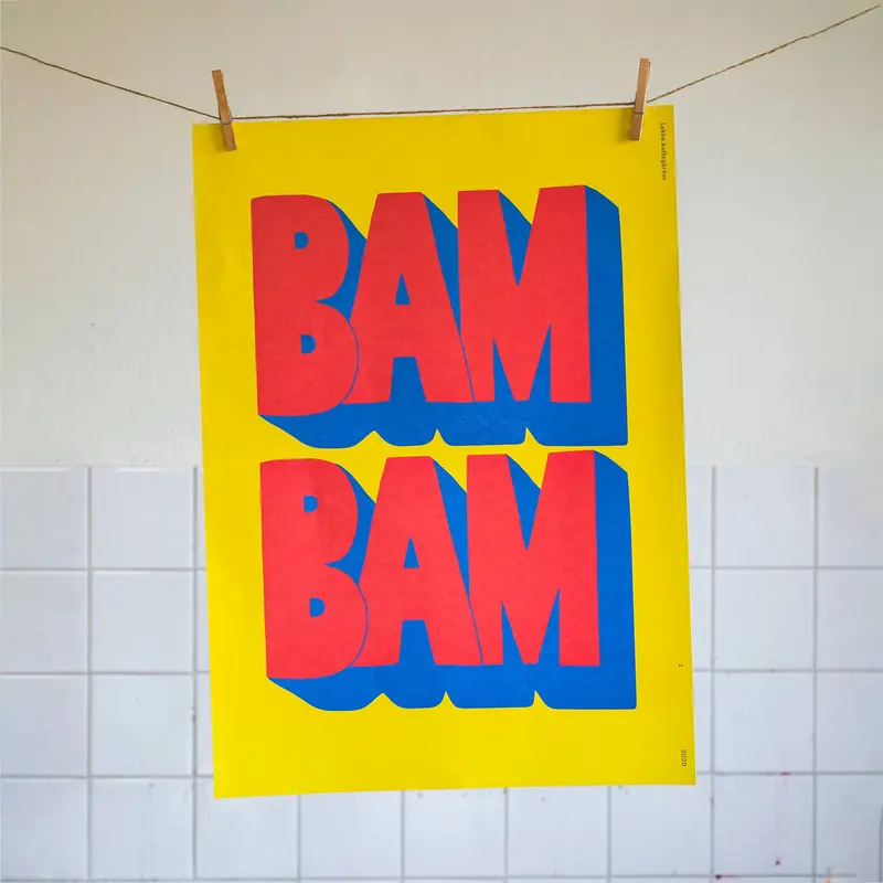 BAM BAM print