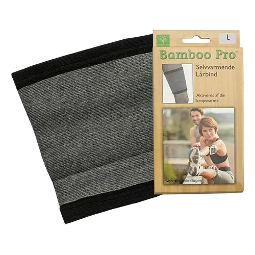 Bamboo Pro Lårstöd Självvärmande | Stl. L