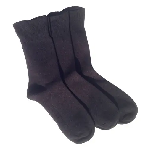 Bamboo Pro Strumpor 3 Par Svarta | Str. 37–41