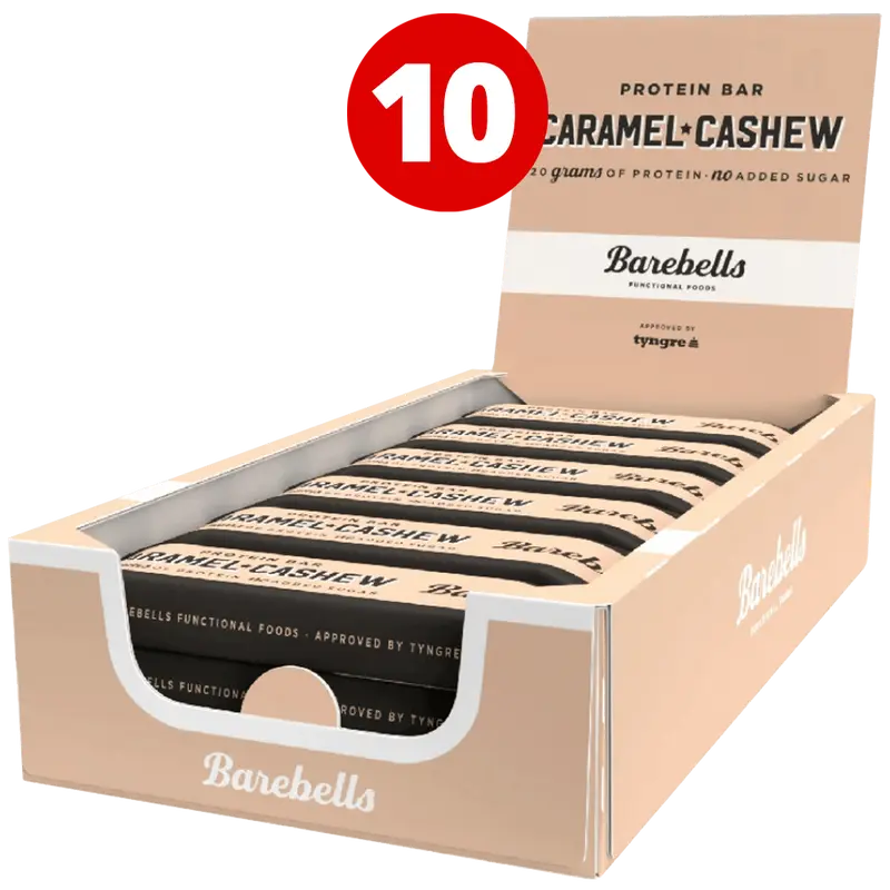 Barebells Protein Bar Caramel Cashew - 10x55g.