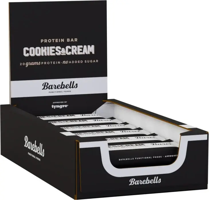 Barebells Protein Bar Cookies & Cream 55 g 12st ( BF2026-11-12)