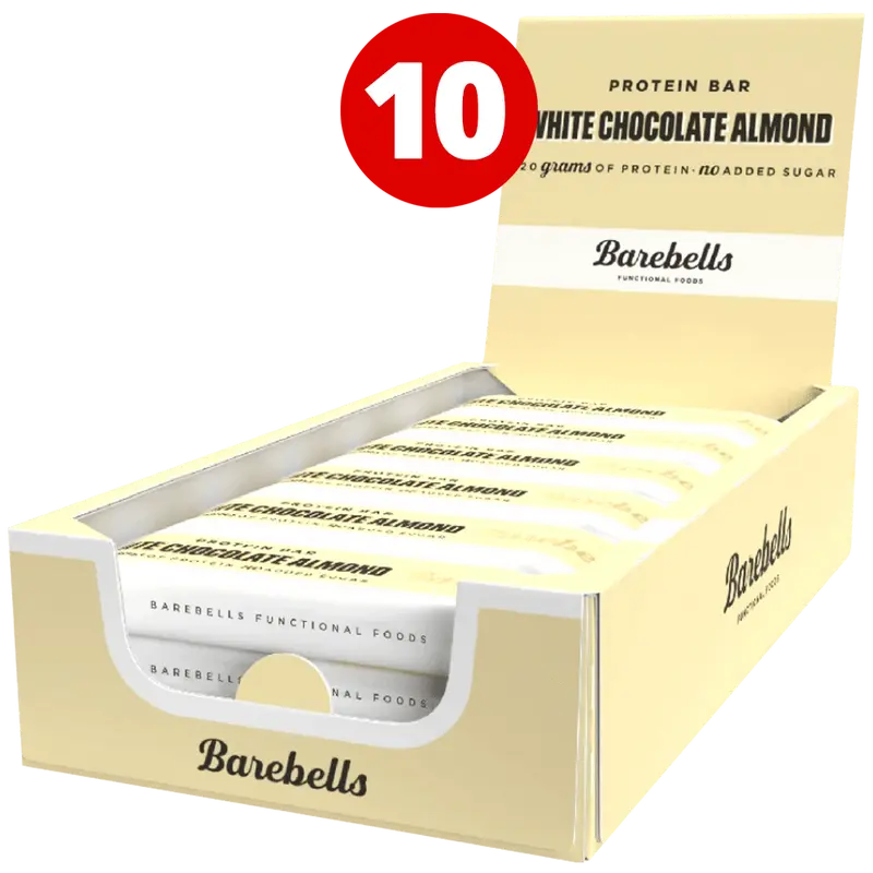 Barebells Protein Bar White Chocolate Almond - 10x55g.