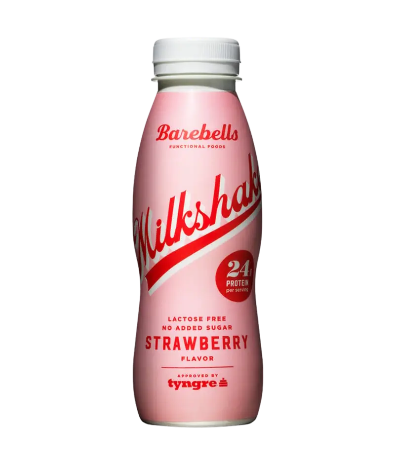 Barebells Protein Milkshake Strawberry 33cl EPET 8-pack