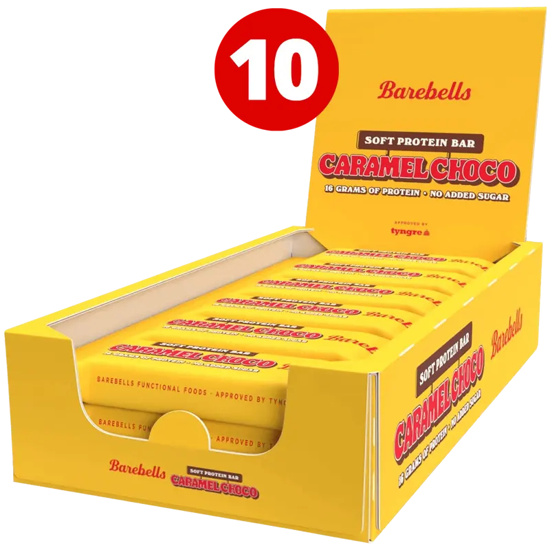 Barebells Soft Bar Caramel Choco - 10x55g.