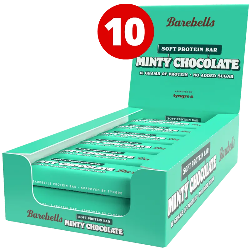 Barebells Soft Bar Minty Chocolate - 10x55g.