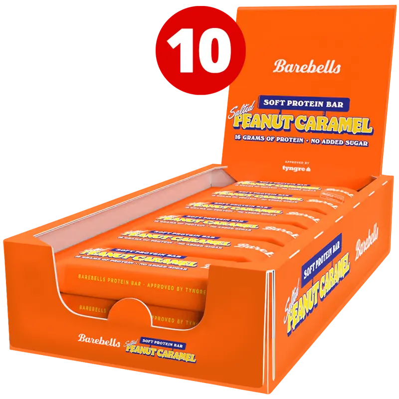 Barebells Soft Bar Salted Peanut Caramel - 10x55g.