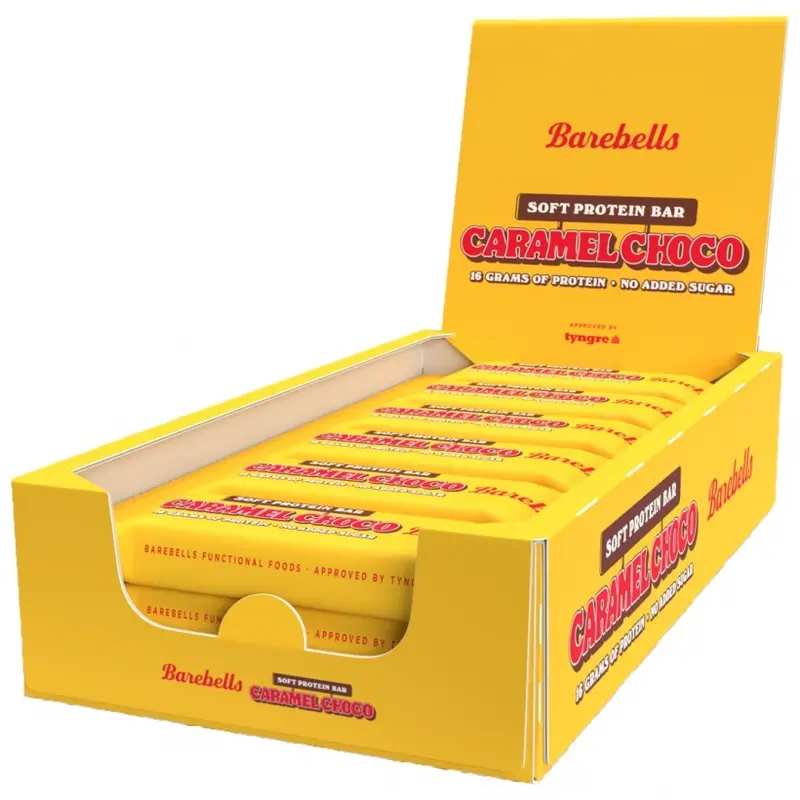 Barebells Soft Protein Bar Caramel Choco 55g 12st (BF2026-11-21)