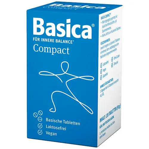 Basica Compact - Mineralkomplex för syra-basbalans och energi | 120 tabletter