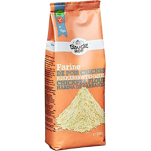 Bauckhof Kikärtmjöl Glutenfri Ekologisk | 500 g