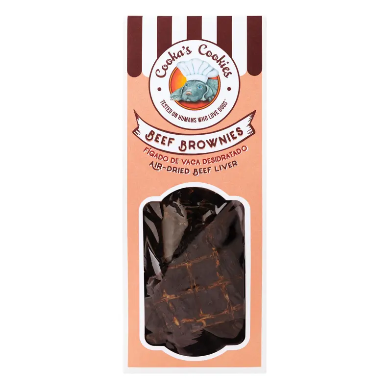 Beef Brownies – Lufttorkat godis av nötlunga 90 g