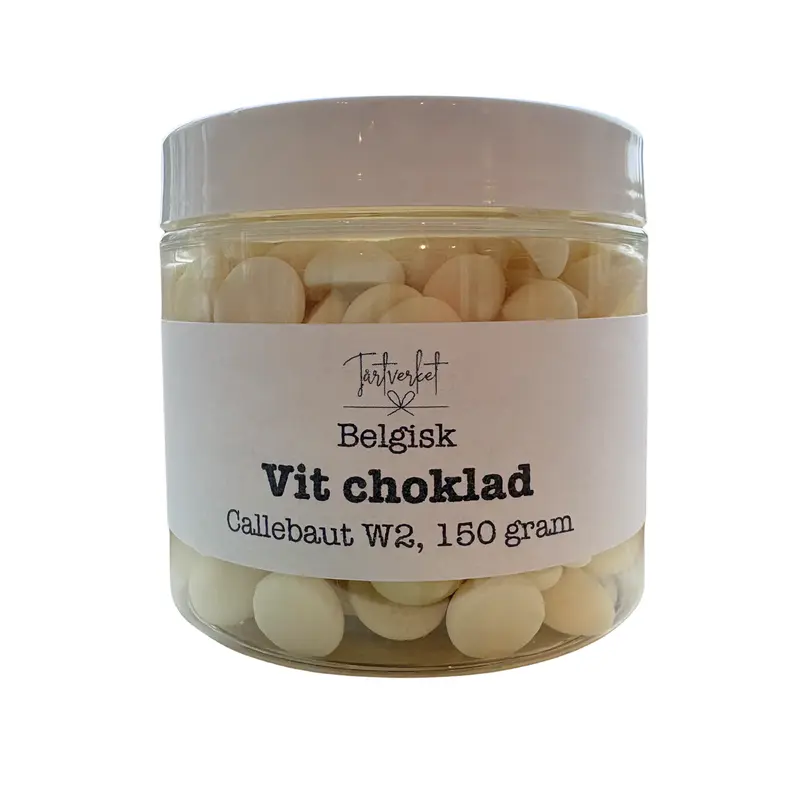 Belgisk Vit choklad 150 g