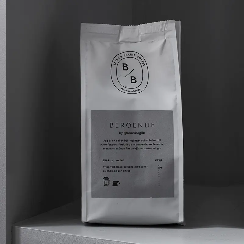 BEROENDE kaffe mörkrost - malet