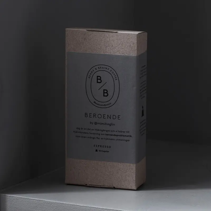 BEROENDE kaffekapsel - Lungo - 100% NEDBRYTBARA