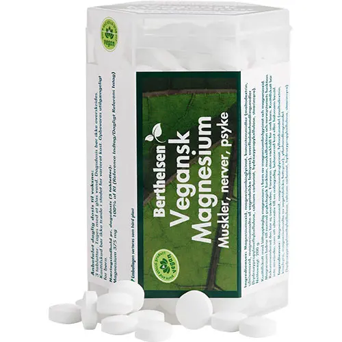 Berthelsen Magnesium Vegansk | 240 tabletter