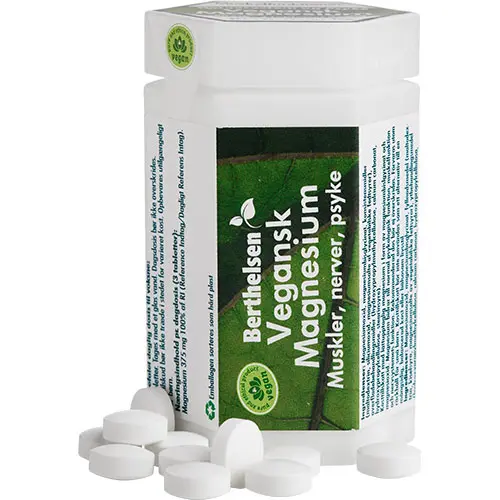 Berthelsen Magnesium Vegansk | 90 tabletter