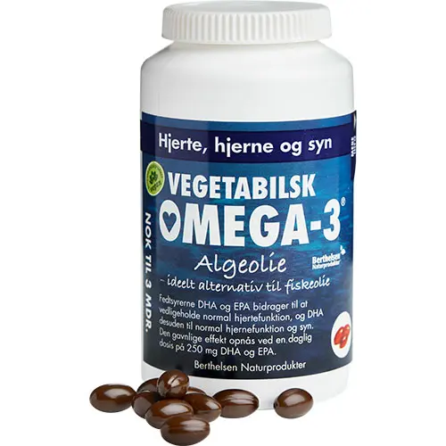 Berthelsen Vegetabilisk Omega-3 | 180 kapslar