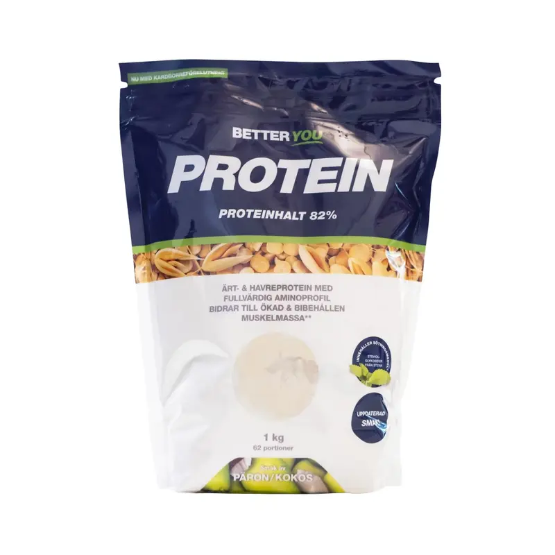 Better You Ärt- & Havreprotein Päron/Kokos, 1 kg