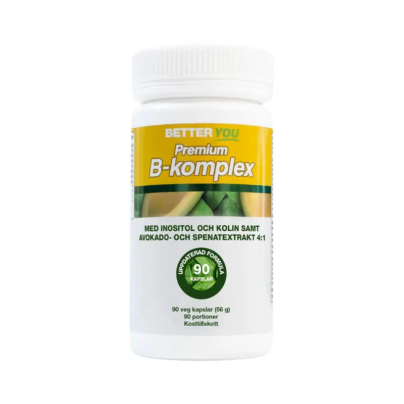 Better You Premium B-komplex, 90 kapslar