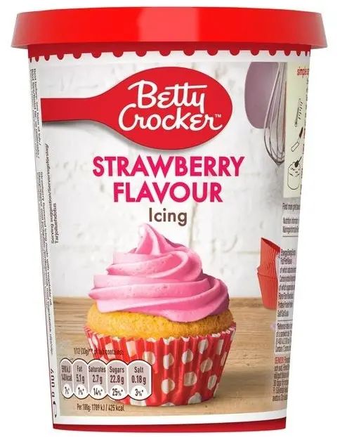 Betty Crocker Strawberry Flavor Icing 400 g