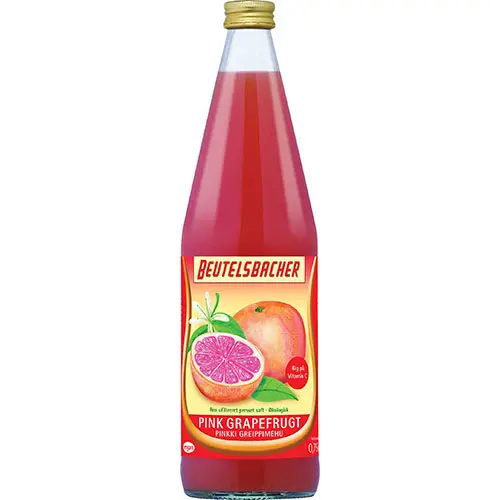 Beutelsbacher Rosa Grapefruktjuice Ekologisk | 750 ml