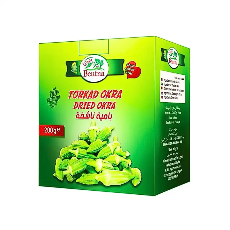 Beutna Torkad Okra 200g – Autentisk kvalitet för grytor och soppor
