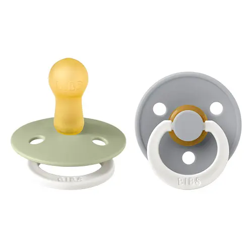 BIBS Colour Latex 6mån+ (Sage GLOW/Cloud GLOW) 2 st