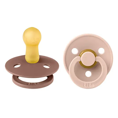 BIBS Colour Latex 6mån+ (Woodchuck/Blush) 2 st