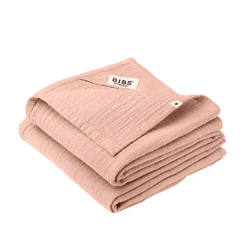 BIBS Musselin Tvspak 70x70 cm | Blush