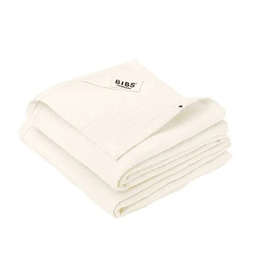 BIBS Musselin Tvspak 70x70 cm | Ivory