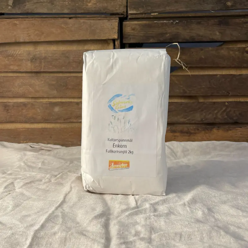 Biodynamiskt mjöl Enkorn fullkorn 2kg EKO