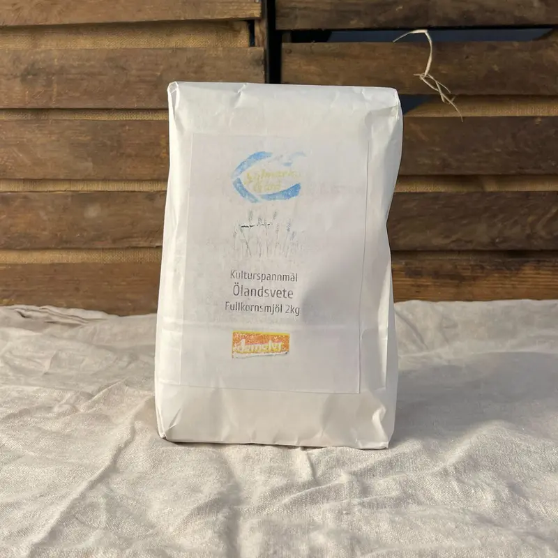 Biodynamiskt mjöl Ölandsvete fullkorn 2kg EKO