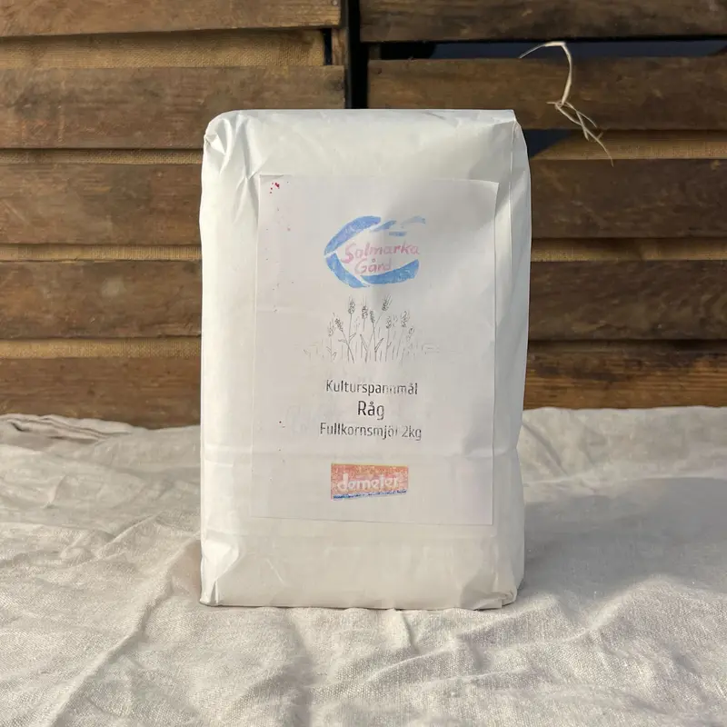 Biodynamiskt mjöl Råg fullkorn 2kg EKO