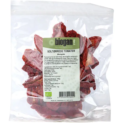 Biogan EKOa Torkade Tomater | 240 g