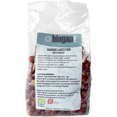 Biogan Hasselnötter Ekologisk | 400 g