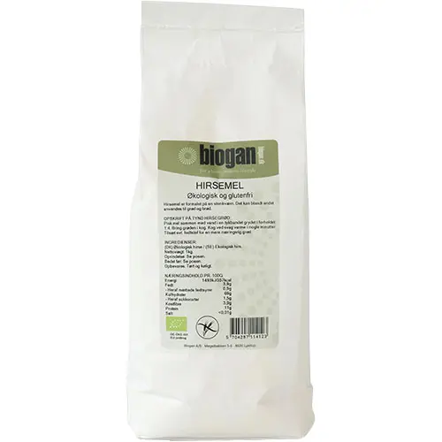 Biogan Hirsemjöl Glutenfri Ekologisk | 1 kg