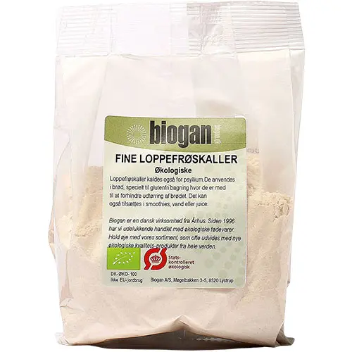 Biogan Loppfröskal Finmalt Ekologisk | 200 g