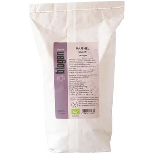 Biogan Majsmjöl Glutenfritt Ekologisk | 1 kg