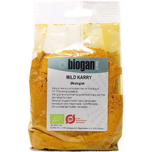 Biogan Mild Curry Ekologisk | 100 g