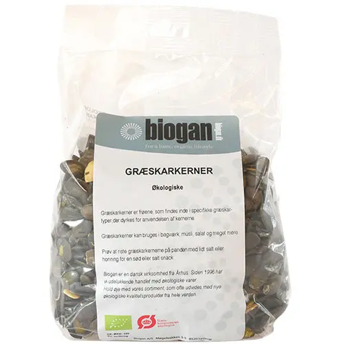 Biogan Pumpafrön Ekologisk | 500 g