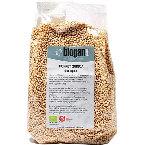 Biogan Quinoa Poppad Ekologisk | 150 g