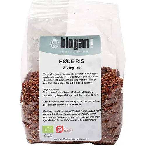 Biogan Rött Ris Ekologisk | 500 g