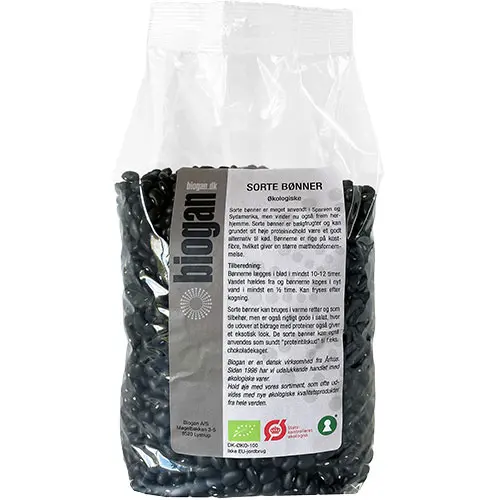 Biogan Svarta Bönor Ekologisk | 1 kg