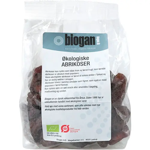 Biogan Torkade Aprikoser Ekologisk | 400 g