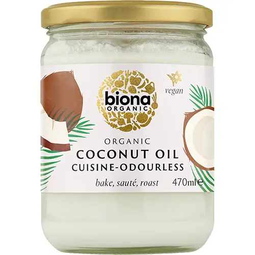 Biona Organic Ekologisk Smakneutral Kokosolja Ekologisk | 470 ml