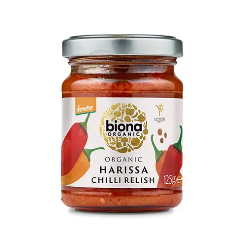Biona Organic Harissa chili Relish Ekologisk Demeter | 125 g