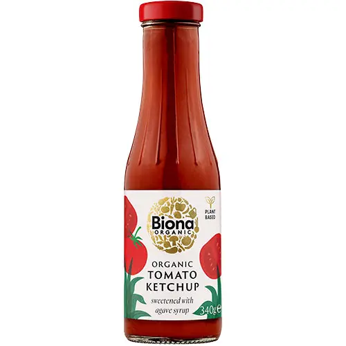 Biona Organic Ketchup Sötad Med Agave Ekologisk | 340 g